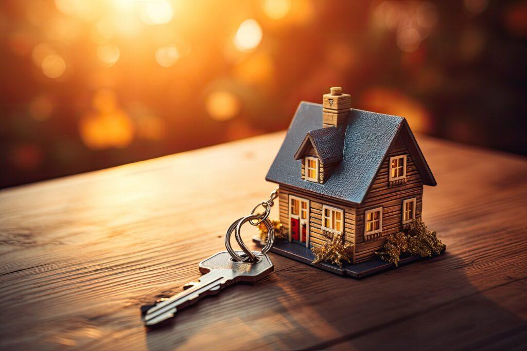 Kleines Haus mit Schlüssel