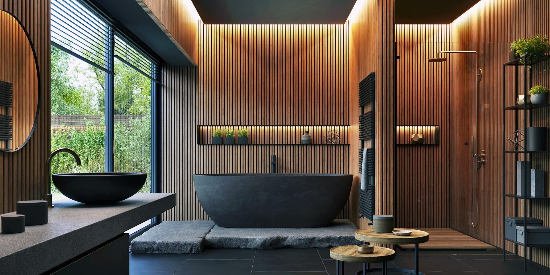 Wellnessbad mit Naturlook | Specksteinofen kaufen